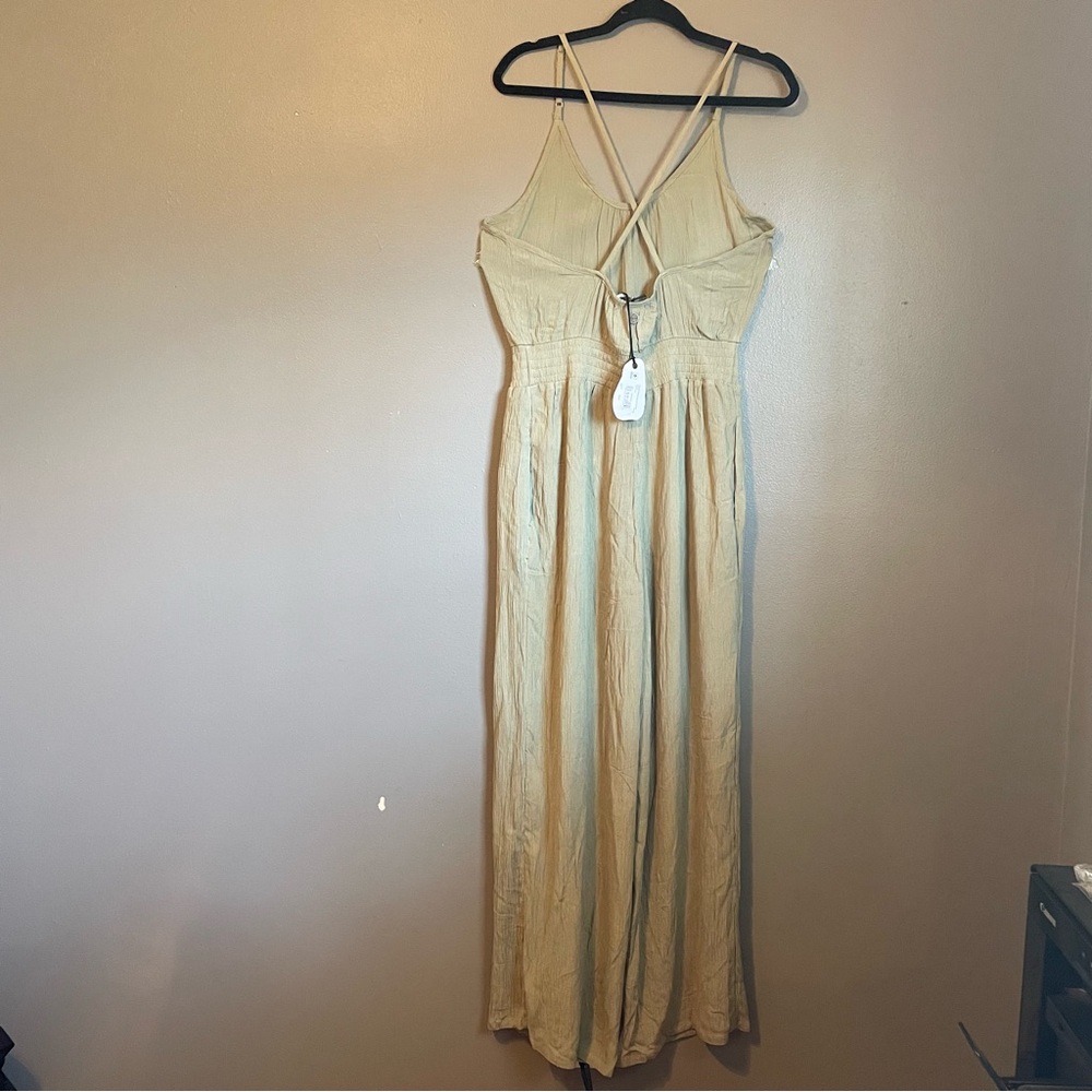 NWT Prana Sz Medium Fernie Sweet Agave Olive Modal Wide Leg Jumpsuit Ret $99! - Picture 11 of 16
